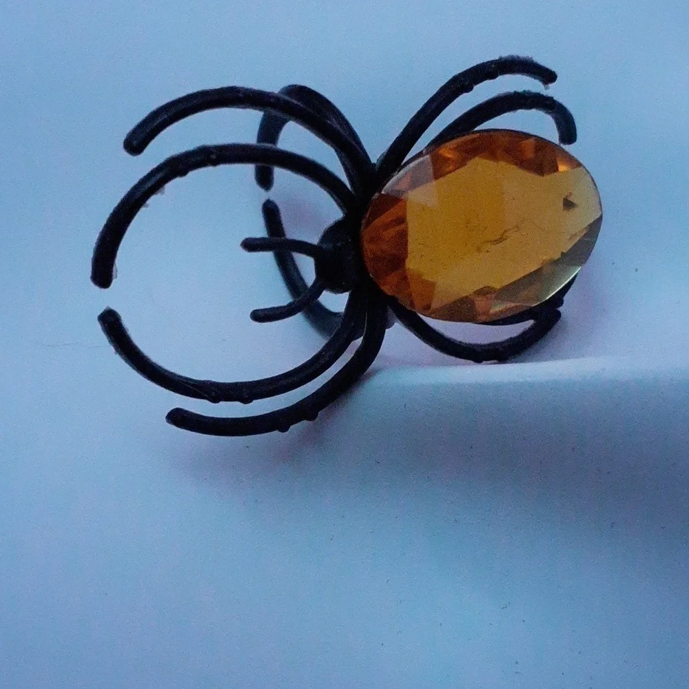 SPIDERS!!  Eeeek!  Halloween!    ADORABLE RINGS  (1 SET= 3 rings)